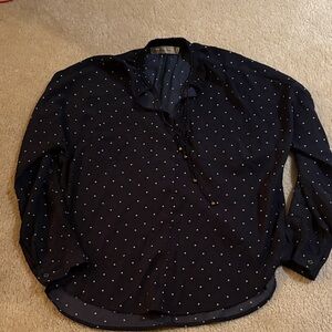 Abercrombie & Fitch Dark Blue Blouse XS